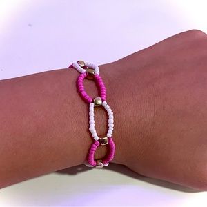 Adjustable handmade beaded Bracelet